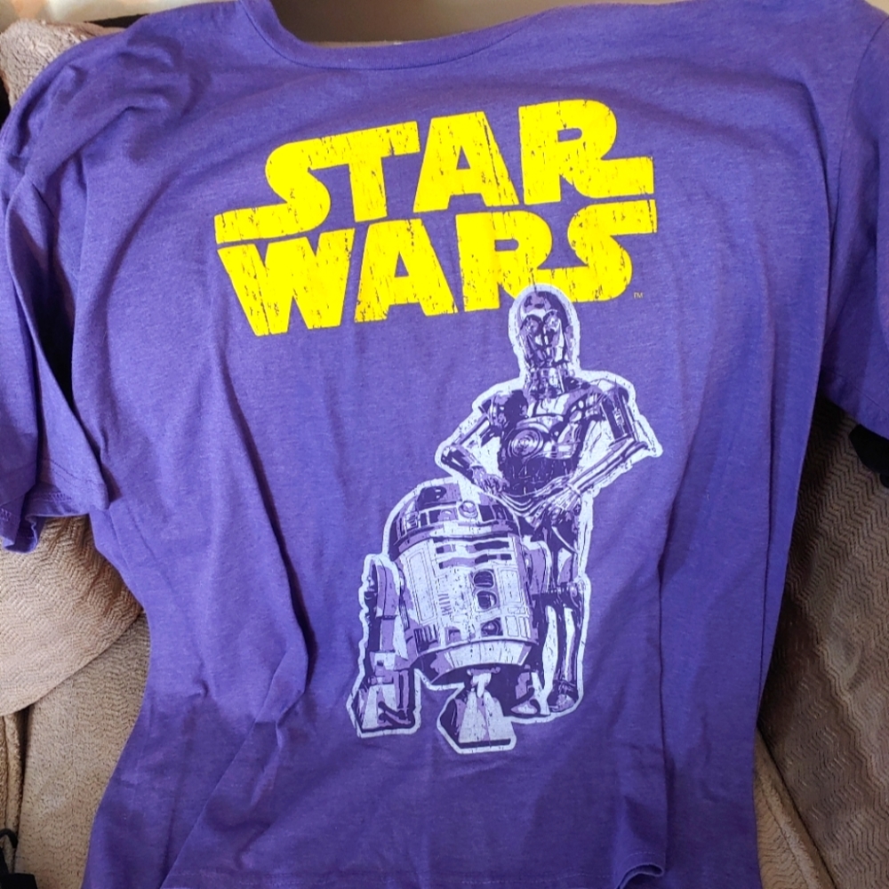Star Wars shirt, size XL Milltex tag, a purple color shirt